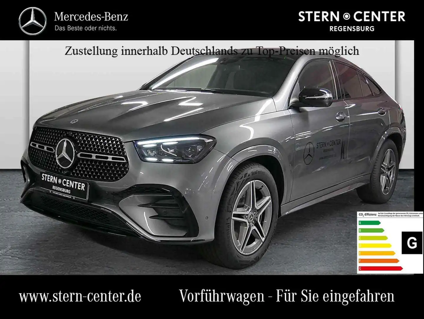 Mercedes-Benz GLE 450 d 4MATIC Coupé AMG SHD Wide MBeam Burm Gris - 1