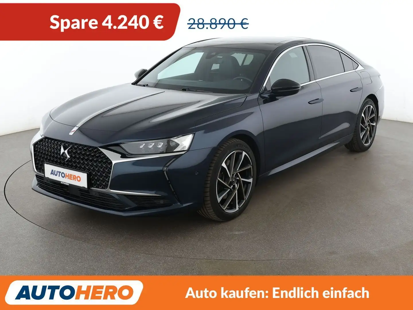 DS Automobiles DS 9 1.6 E-Tense Hybrid Rivoli+ Aut.*NAV*ACC*CAM*PDC* Blau - 1