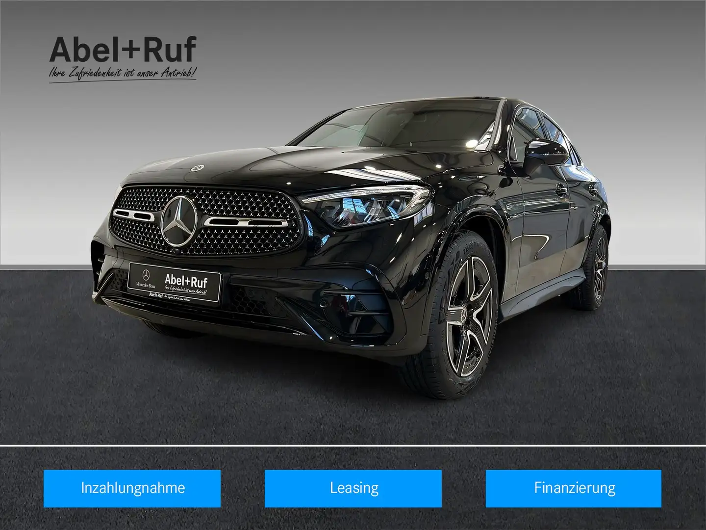 Mercedes-Benz GLC 200 4M Coupé AMG+DISTRO+NIGHT+TotW+AHK+360° Schwarz - 1
