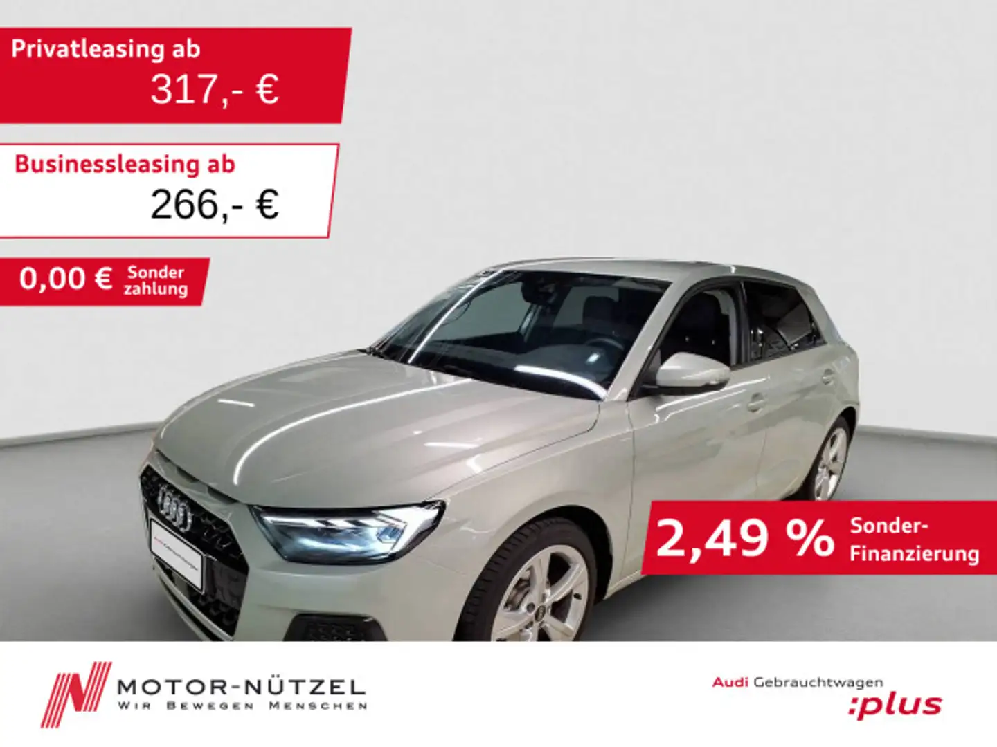 Audi A1 25 TFSI ADVANCED LED+PDC+GRA+SHZ+17 Silber - 1