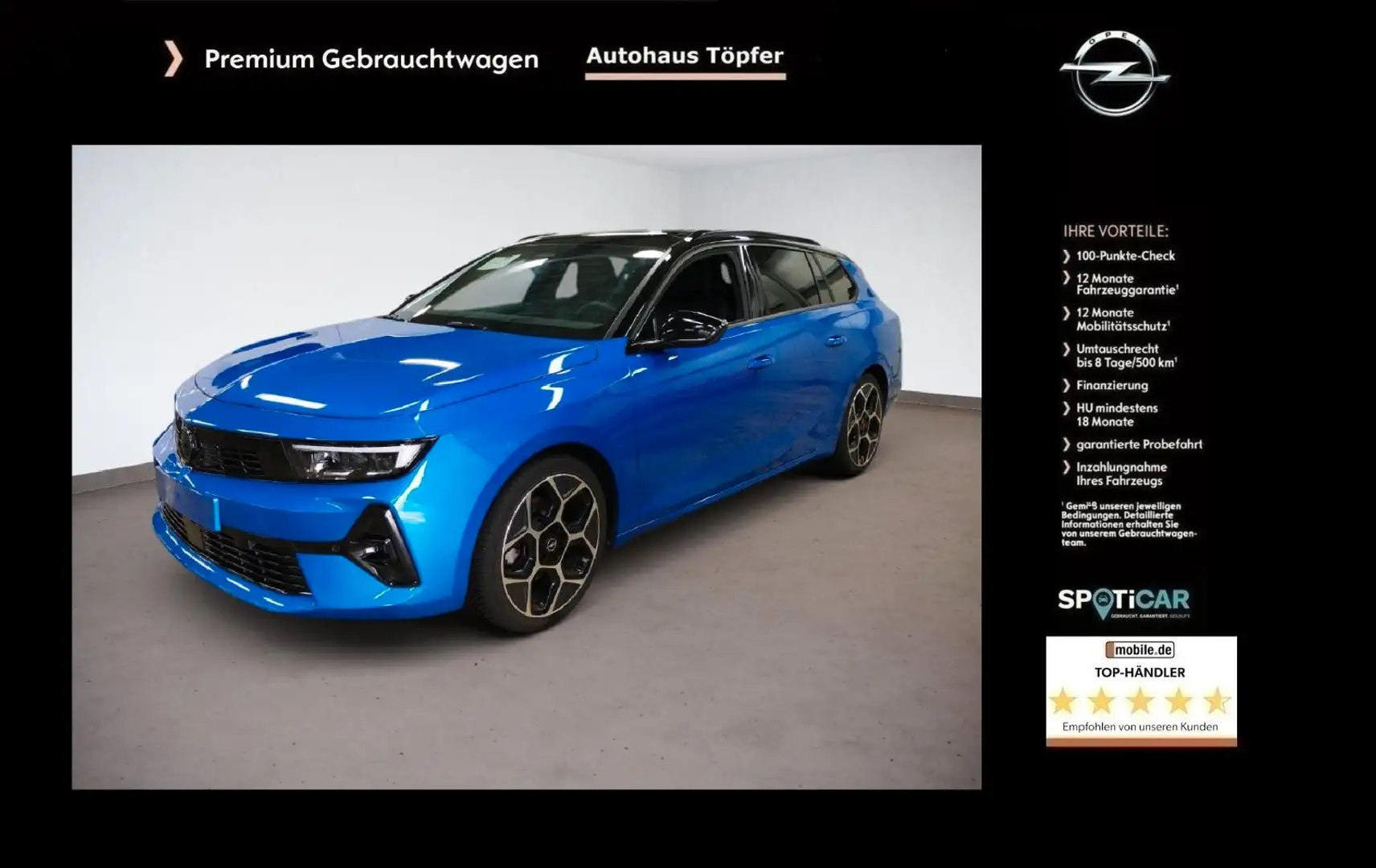 Opel Astra L Sports Tourer "Ultimate Paket" aus 1Hand Blau - 1