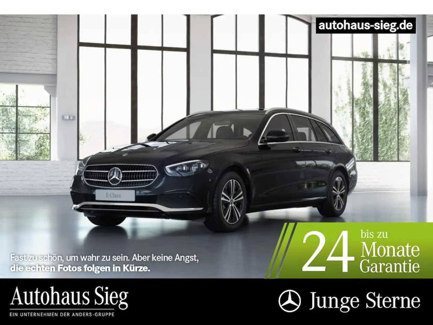 Mercedes-Benz E 300 d 4M T Avantgarde+MBUX+Distr+AHK+LED+Kam Schwarz - 1