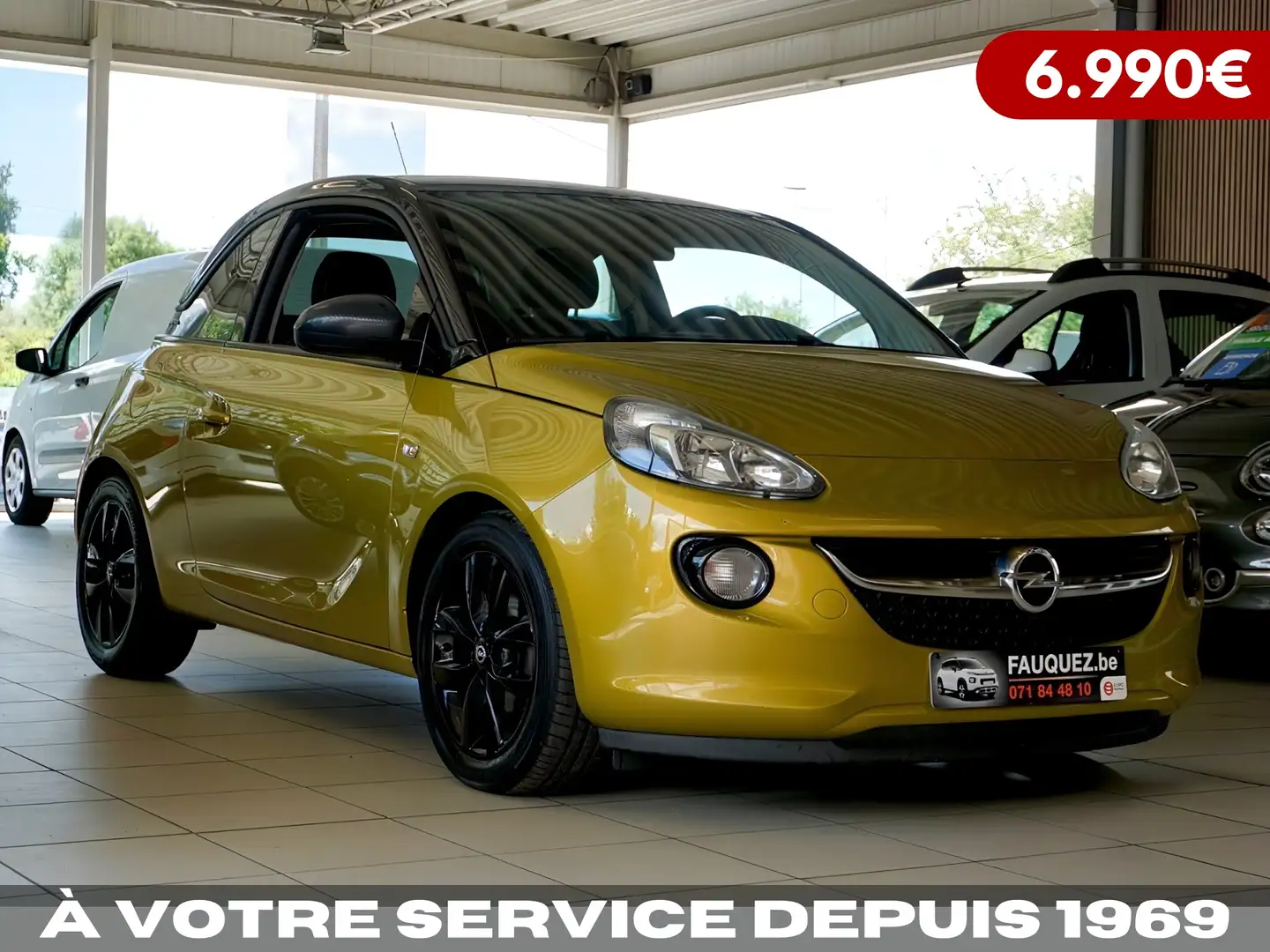 Opel Adam 1.2i • A/C - Écran tact. - Bluetooth ✅ Vert - 1