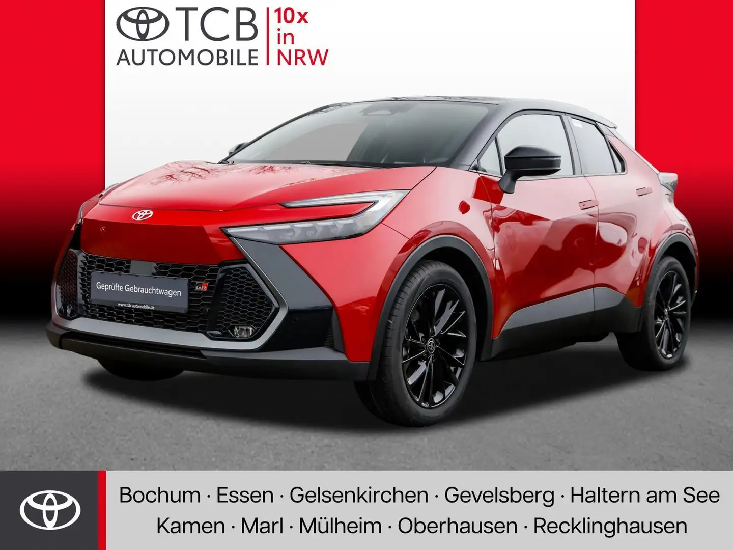 Toyota C-HR GR Sport 2.0 Plug-in Hybrid GR Kamera*Klima*LED*LM* Rot - 1