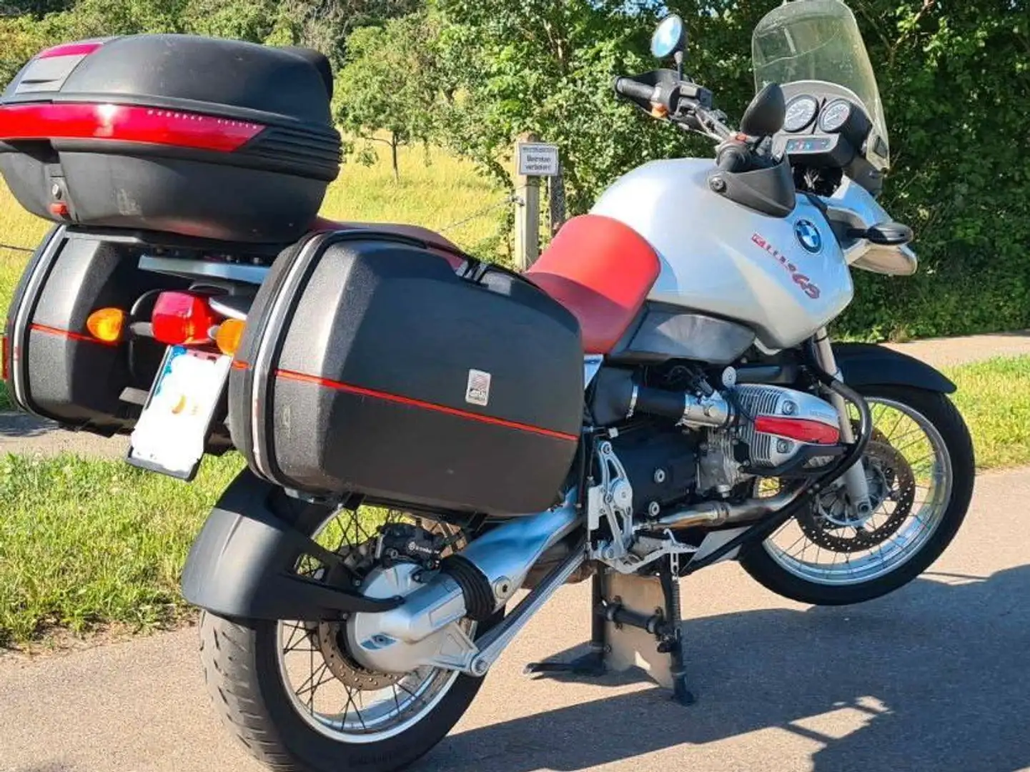 BMW R 1150 GS R 1150 GS, super Rücklehne für Sozius srebrna - 2