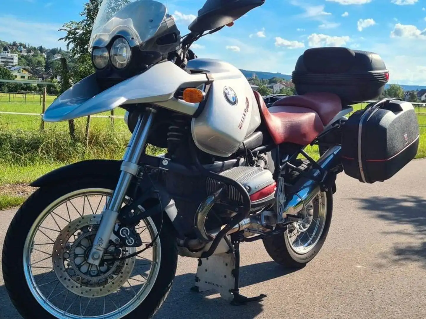 BMW R 1150 GS R 1150 GS, super Rücklehne für Sozius srebrna - 1