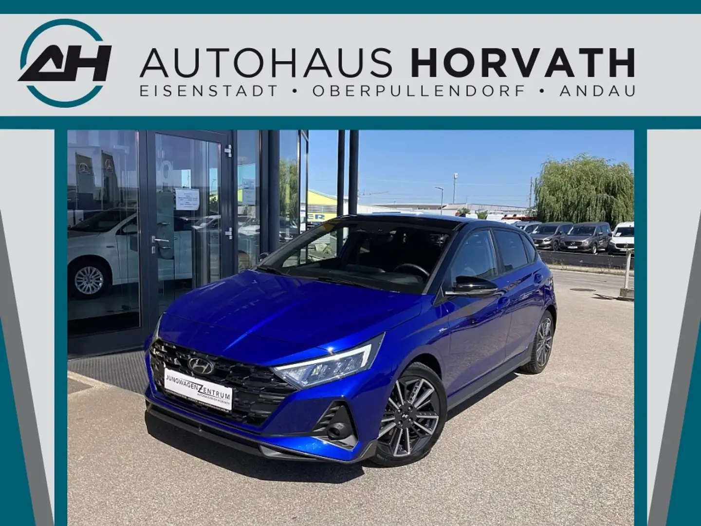 Hyundai i20 1,0 T-GDI N-Line DCT Blau - 1