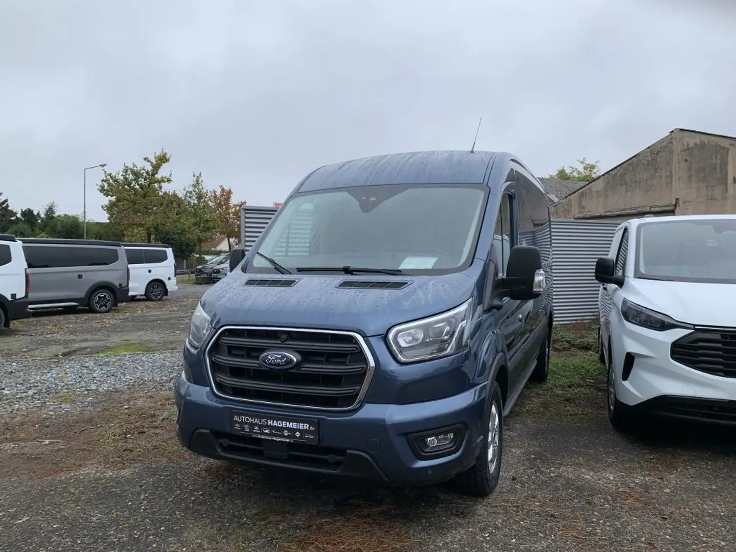Ford Transit 350 L3H2 Lkw HA Limited Bleu - 1