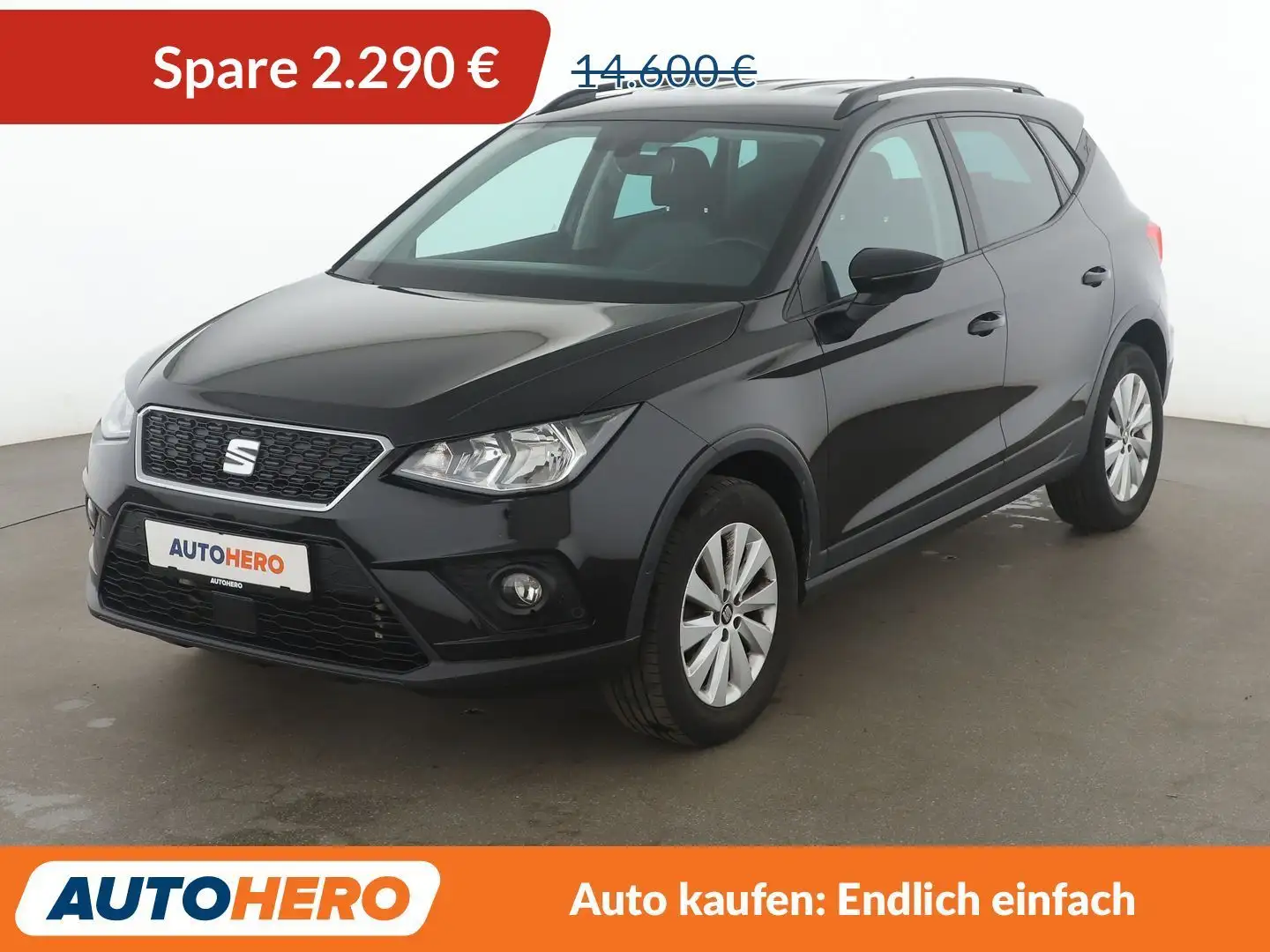 SEAT Arona 1.0 TSI Style*NAVI*PDC*SHZ*ALU*KLIMA*TEMPO* Schwarz - 1