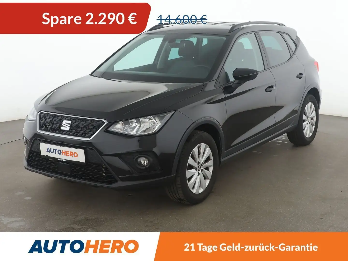 SEAT Arona 1.0 TSI Style*NAVI*PDC*SHZ*ALU*KLIMA*TEMPO* Schwarz - 1