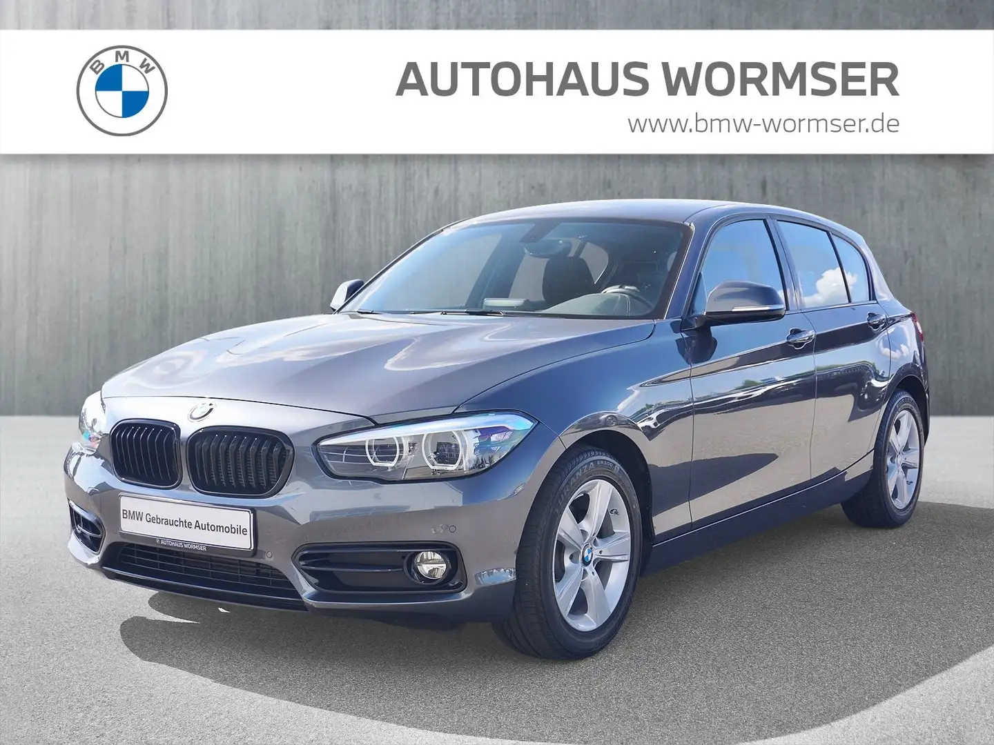 BMW 118 i 5-Türer Edition Sport Line LED Navi Bus. Grau - 1