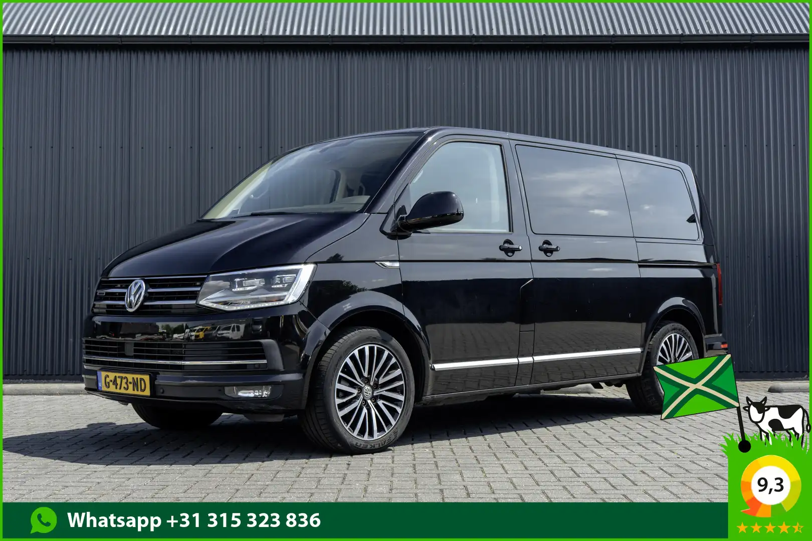 Volkswagen T6 Transporter Multivan  2.0 TDI | 204 PK | Highline | 7-Persoons Zwart - 1