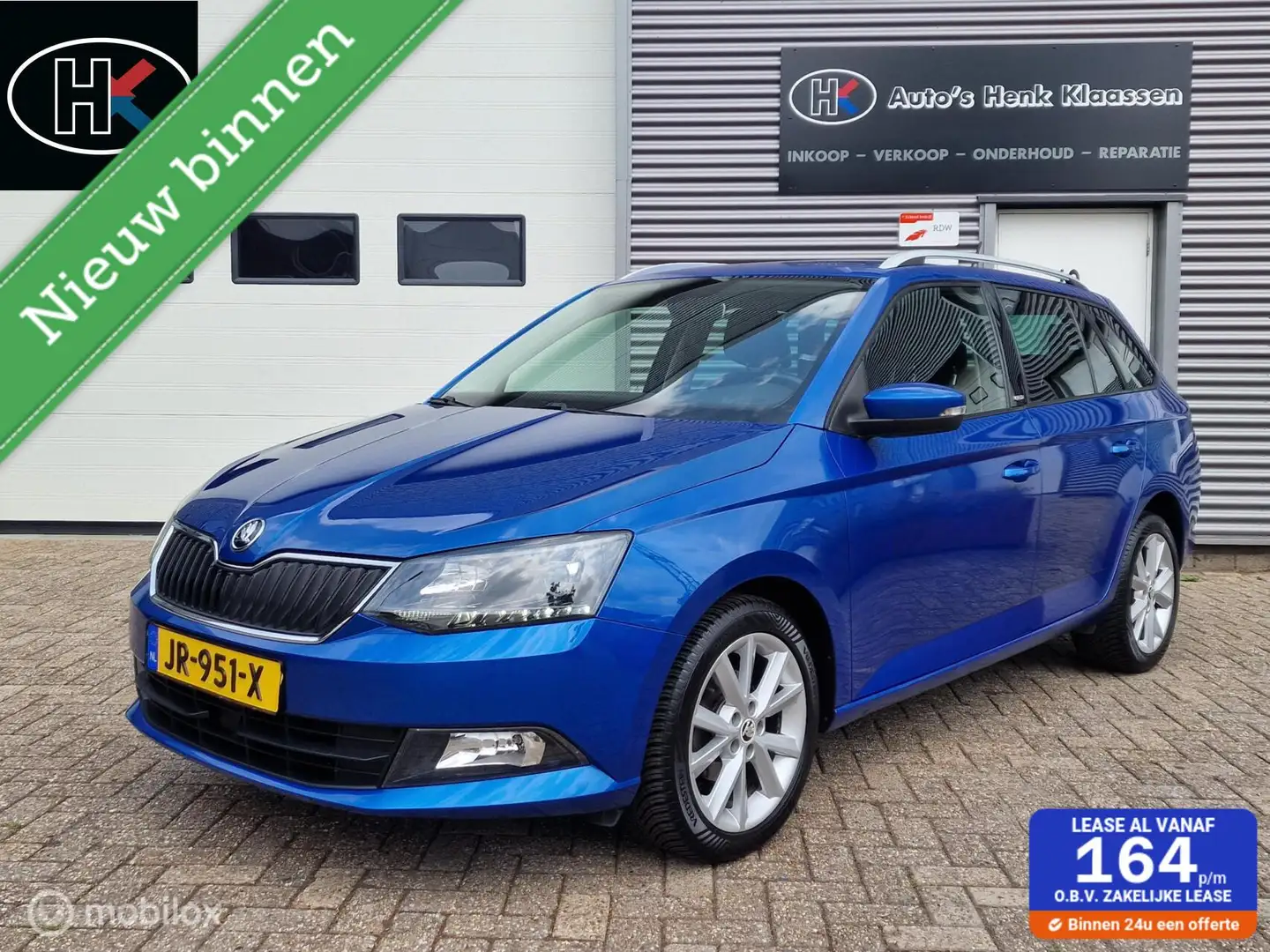 Skoda Fabia Combi 1.2TSi JOY Clima AndroidAuto AppleCarplay Blauw - 1