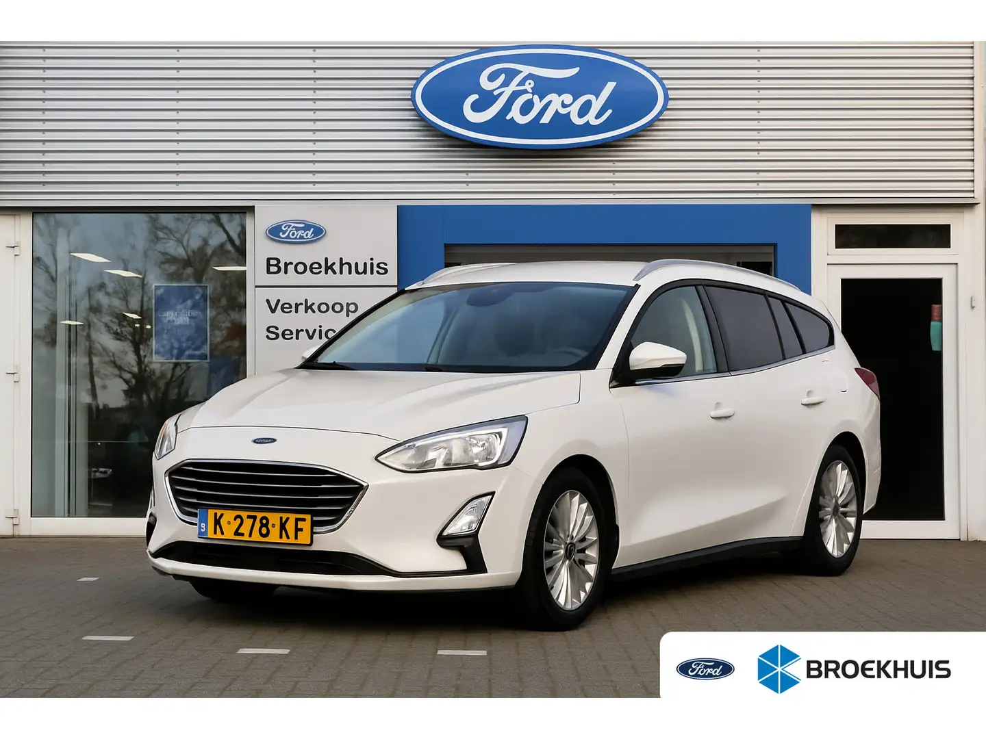 Ford Focus Wagon 1.0EB HYBRID TITANIUM X | WINTERPACK | AGR S Weiß - 1