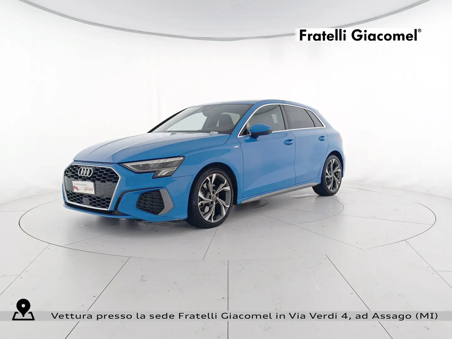 Audi A3 sportback 40 2.0 tdi s line edition quattro s-tron Blu/Azzurro - 1