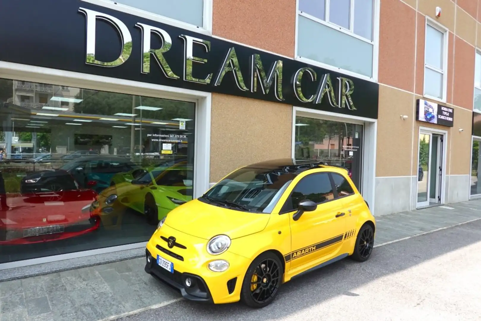 Abarth 595 Competizione 1.4 Turbo T-Jet SABELT-TETTUCCIO APRIBILE Galben - 1
