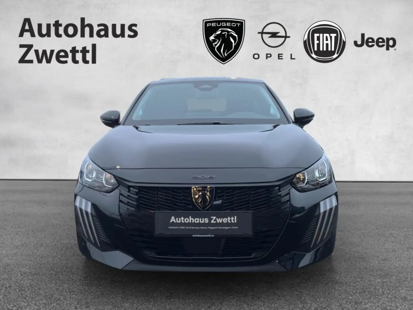 Peugeot 208 Allure PT 100 mit Navi, Kamera, Abstandstempomat Schwarz - 2