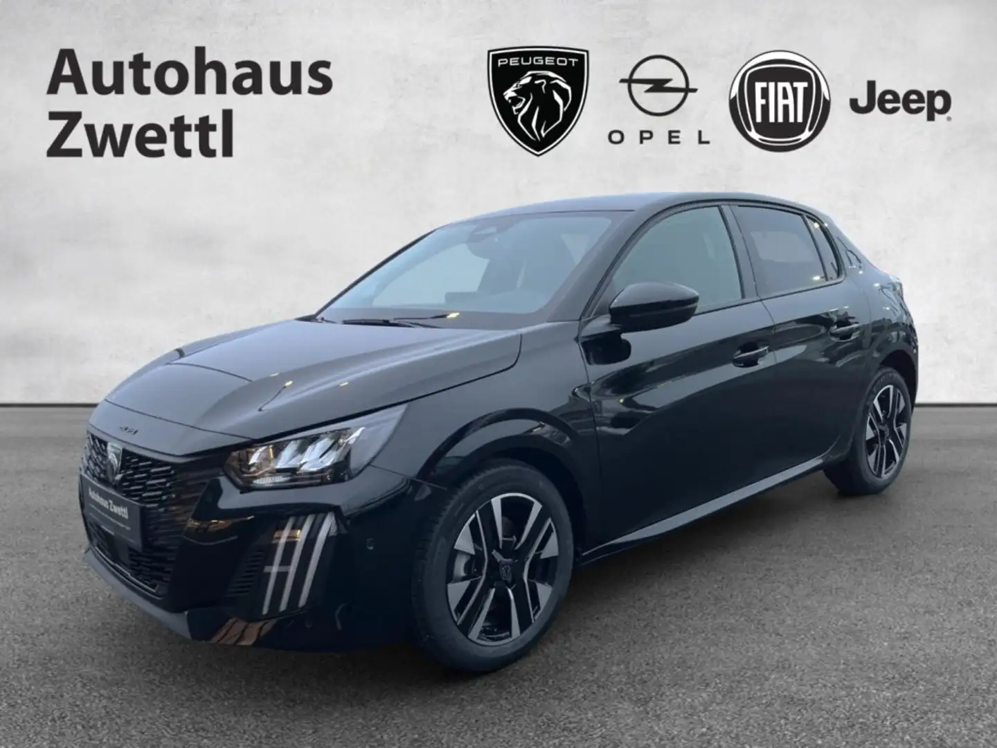 Peugeot 208 Allure PT 100 mit Navi, Kamera, Abstandstempomat Schwarz - 1