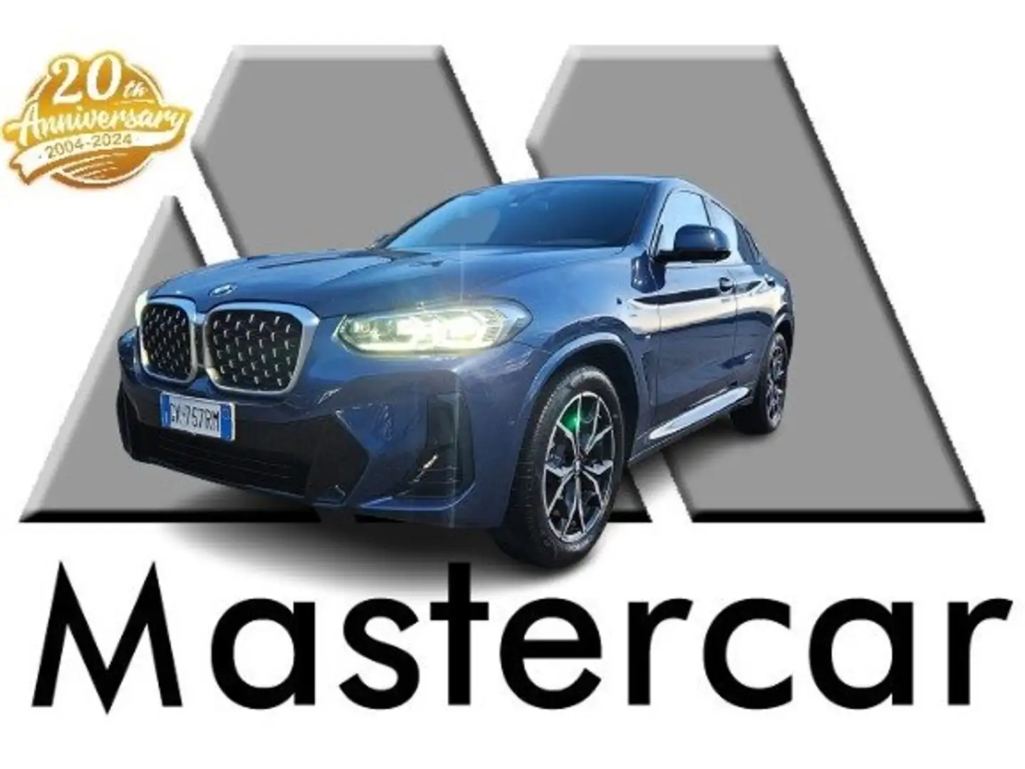 BMW X4 2021 Msport xdrive20d mhev 48V M sport GK757RM Bleu - 1