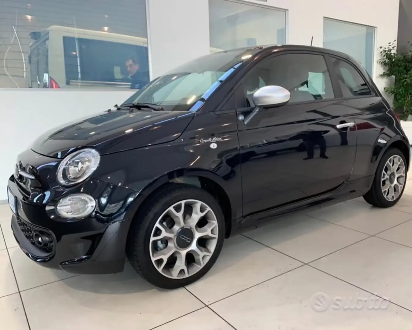 Fiat 500 500 III 2015 1.2 Rockstar 69cv my20 benzina/GPL Nero - 1