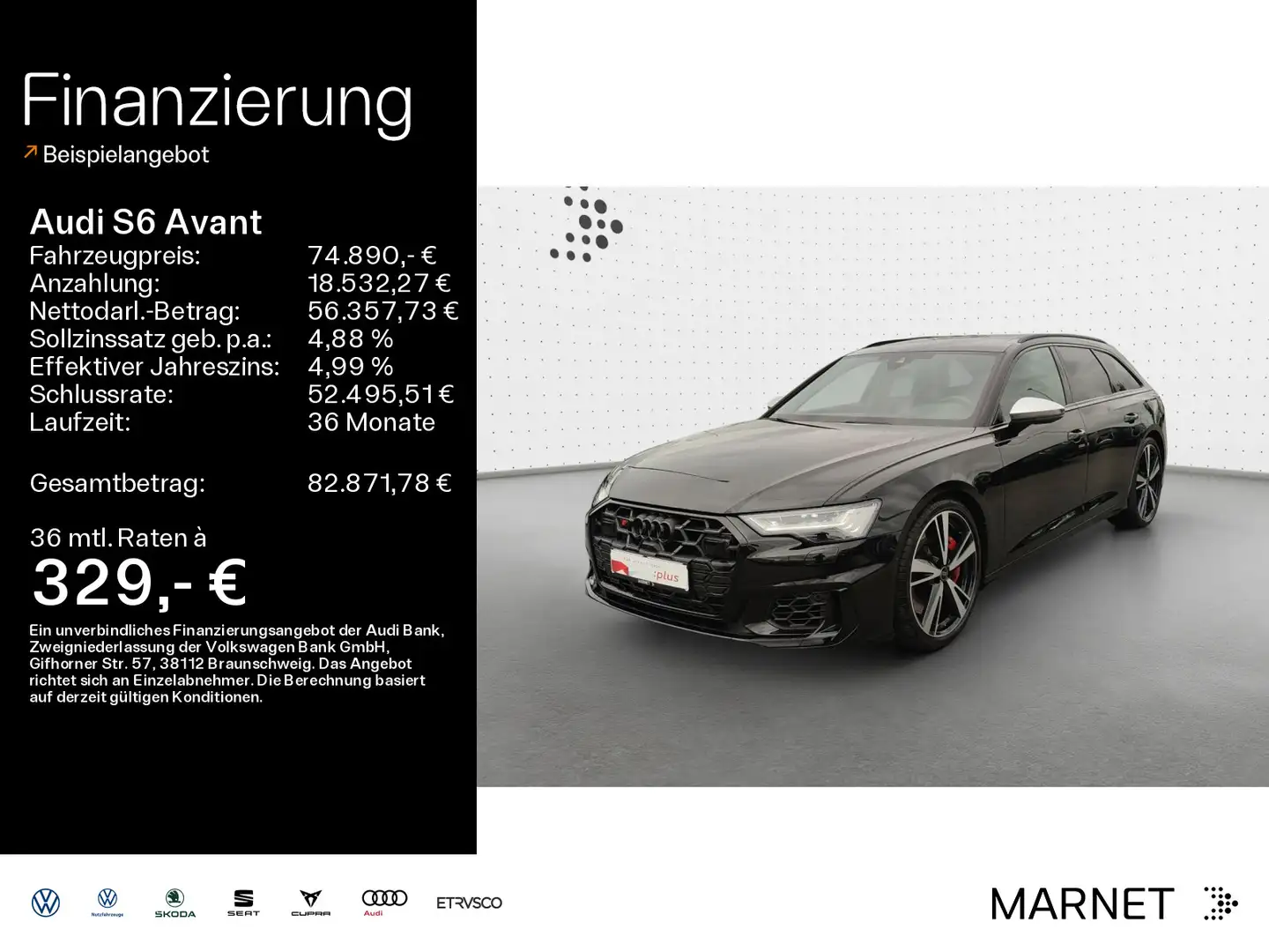 Audi S6 3.0 TDI quattro*Stadt/Tour*Pano*B&O*AHK Noir - 1