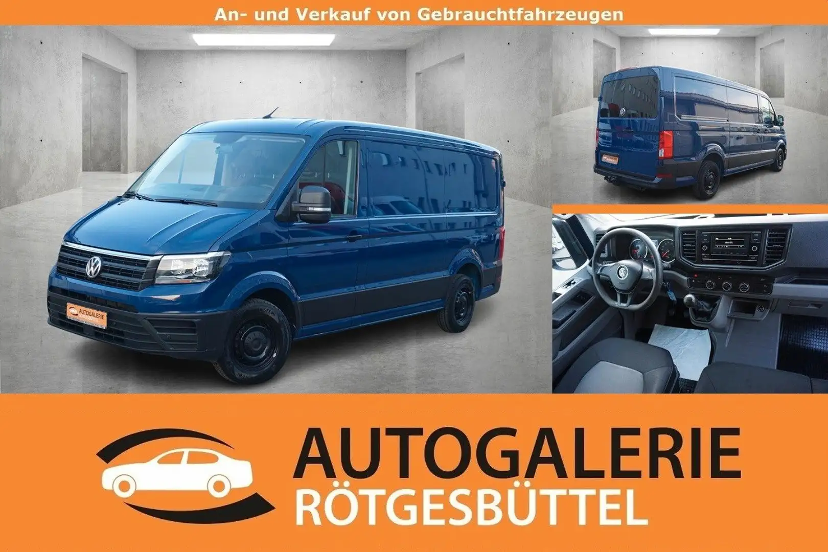Volkswagen Crafter Kasten 30 Mittellang 2.0 TDI *KLIMA*PDC* Blau - 1