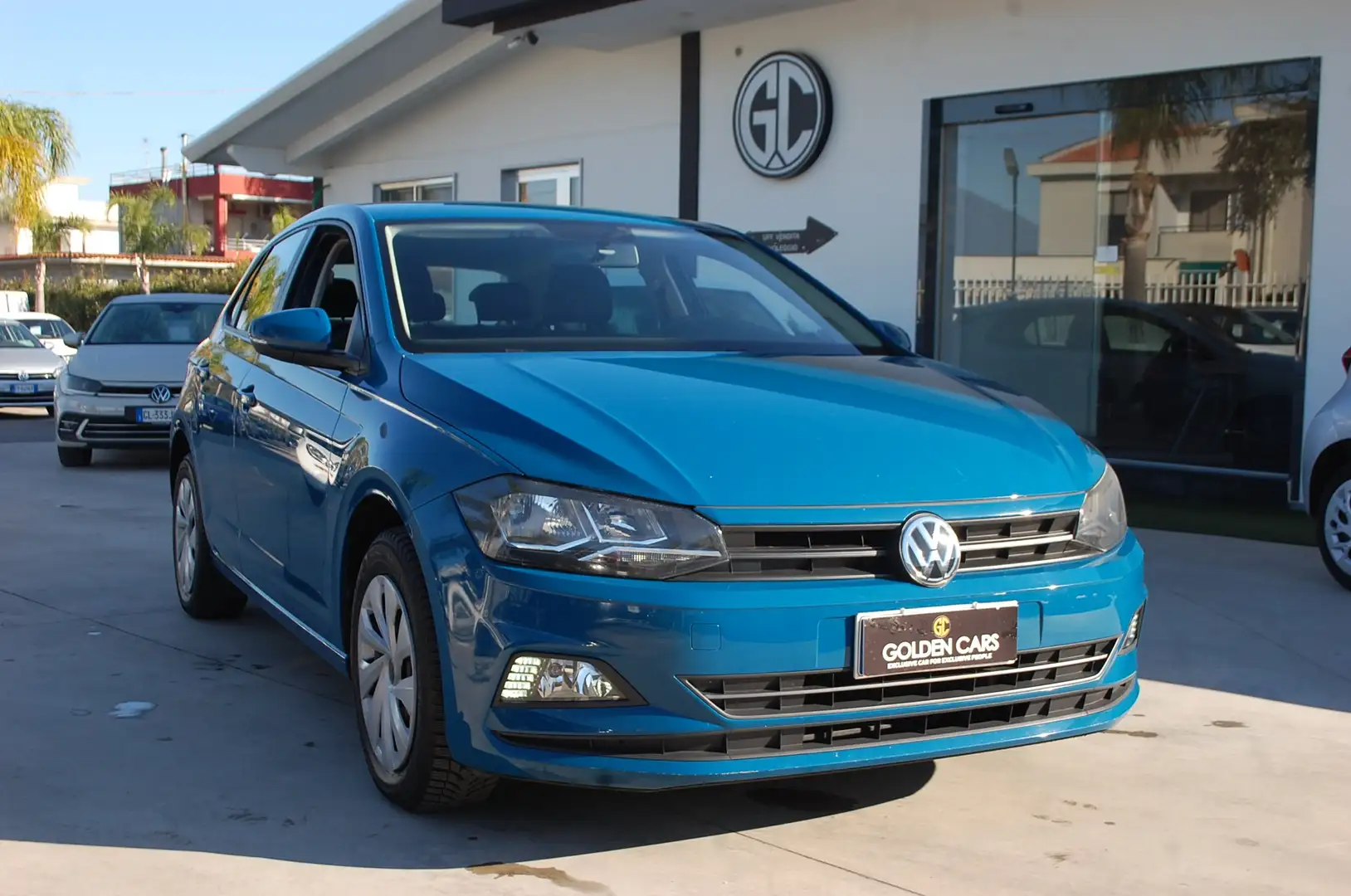 Volkswagen Polo 5p 1.0 evo Trendline 65CV Uff Italy USB Clima Blu/Azzurro - 1