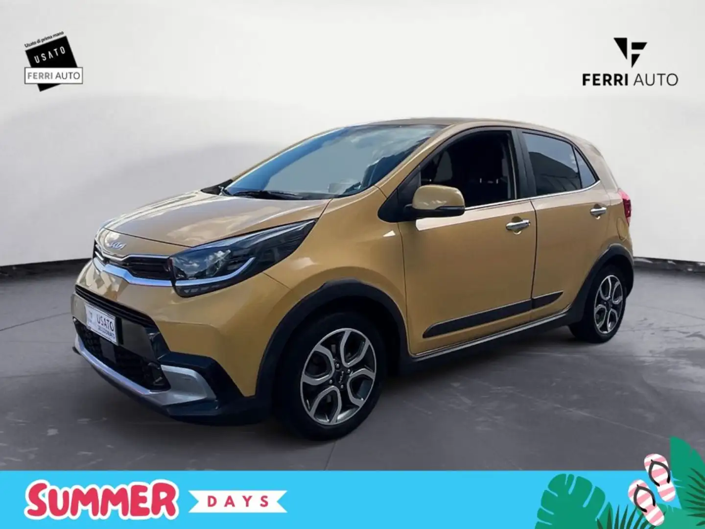 Kia Picanto 1.0 12V 5 porte X Line Giallo - 1