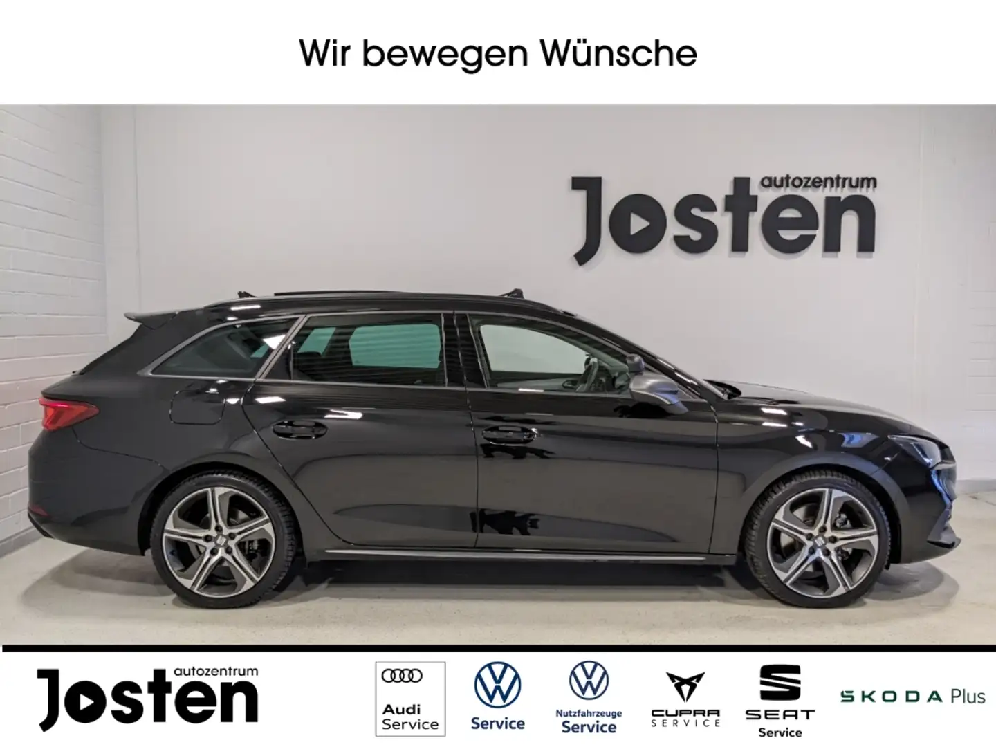 SEAT Leon FR ST 2.0 TDI DSG 4X4 Navi Pano LED CarPlay Zwart - 2
