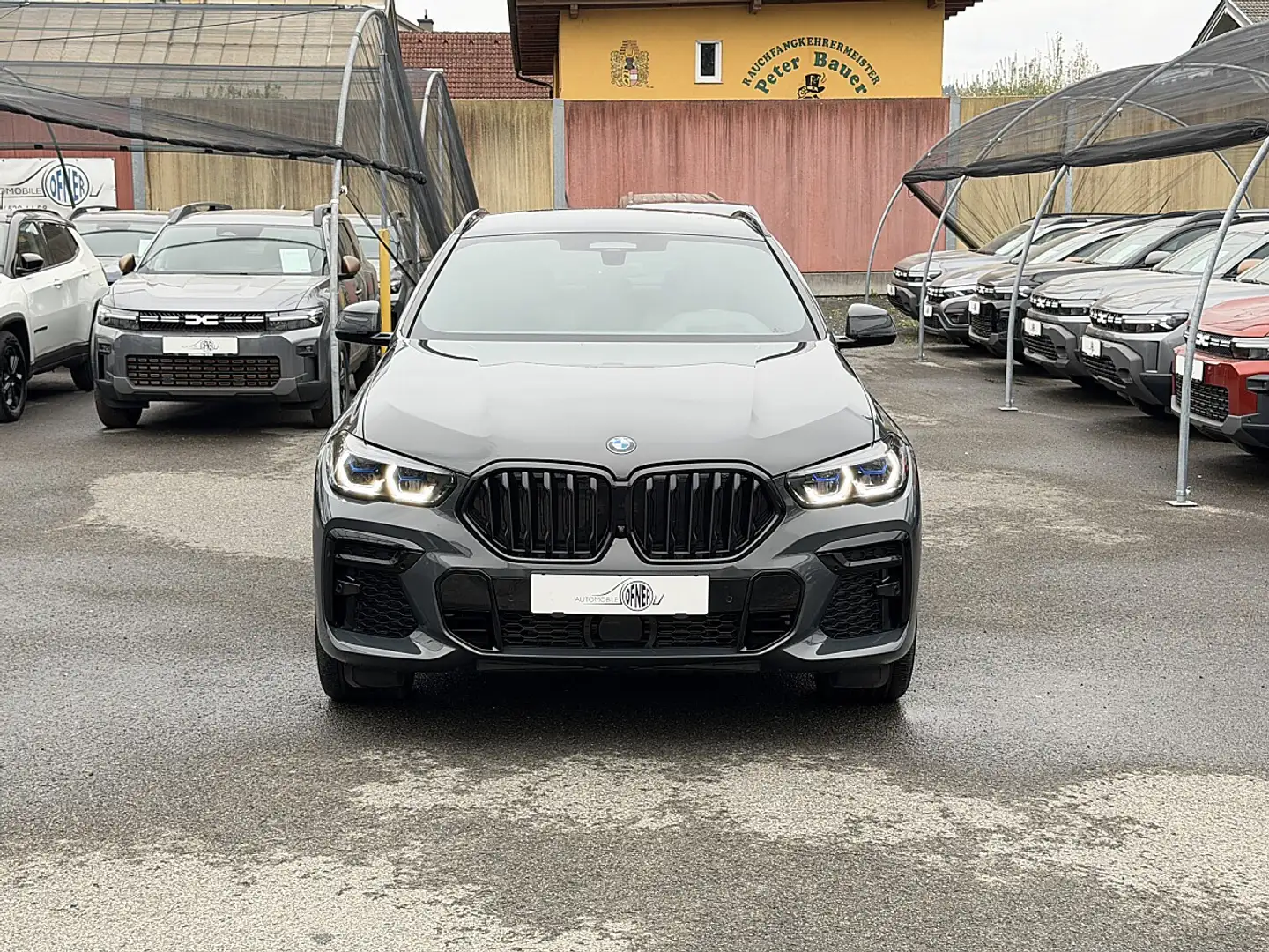 BMW X6 xDrive40d 48V Aut. M-Sport AHK Laser Luft Stand... Grau - 2