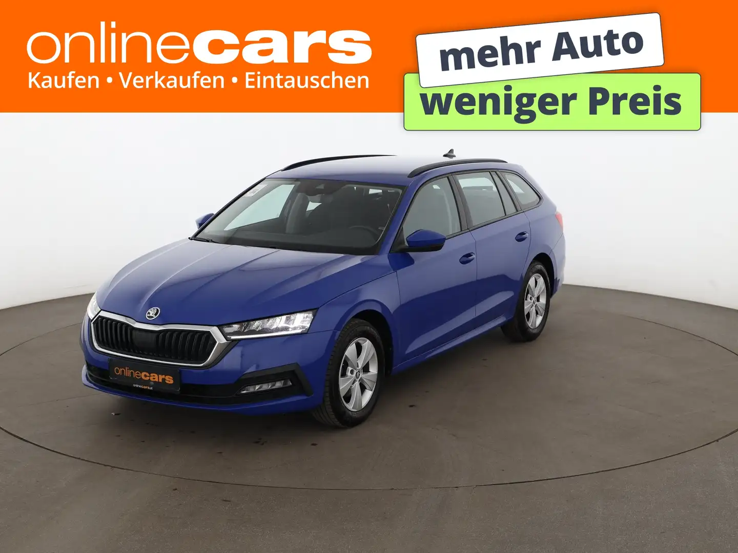 Skoda Octavia Combi 2.0 TDI Ambition Aut LED RADAR NAVI Blau - 1