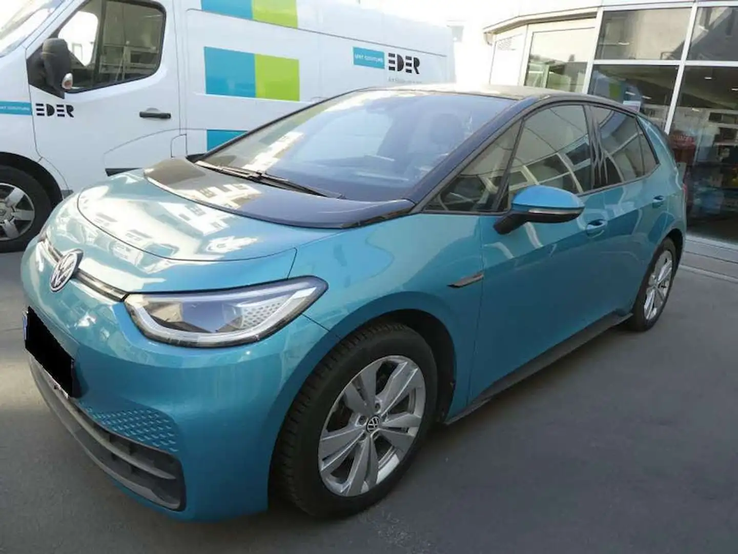 Volkswagen ID.3 ID. 3 pro Performance 58kWh Tech*PANORAMA*HEAD UP Grün - 1