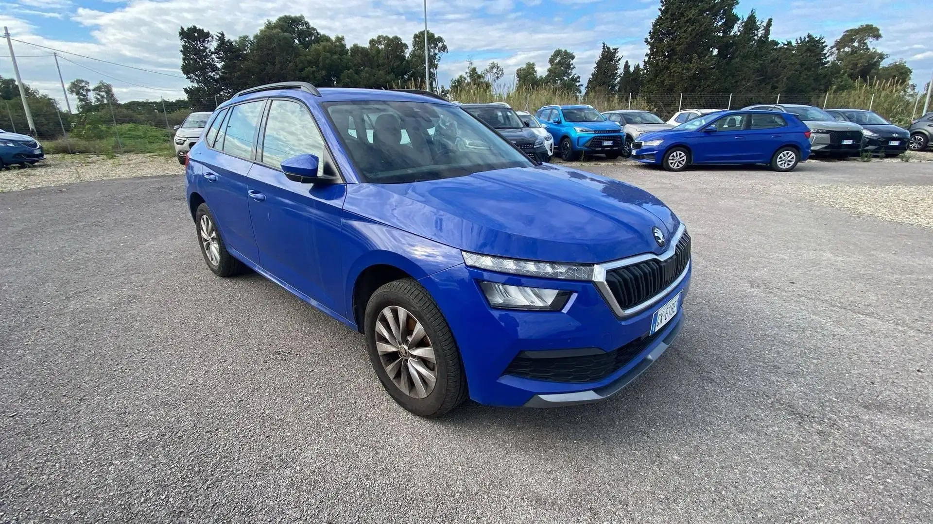 Skoda Kamiq 1.0 tsi ambition 110cv dsg Blauw - 2