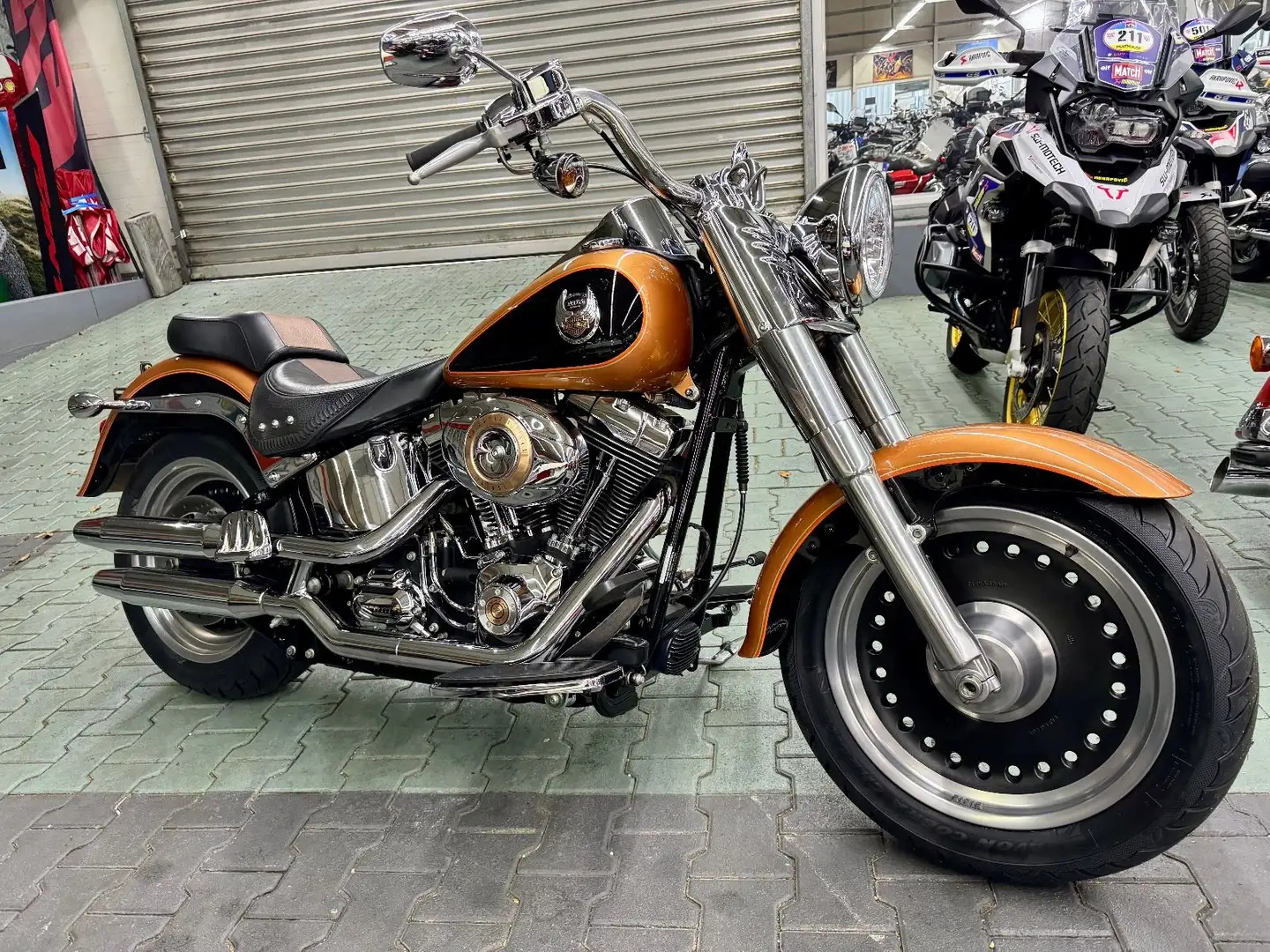 Harley-Davidson FLSTFI Fat Boy 105th Anniversary Edition Zwart - 1