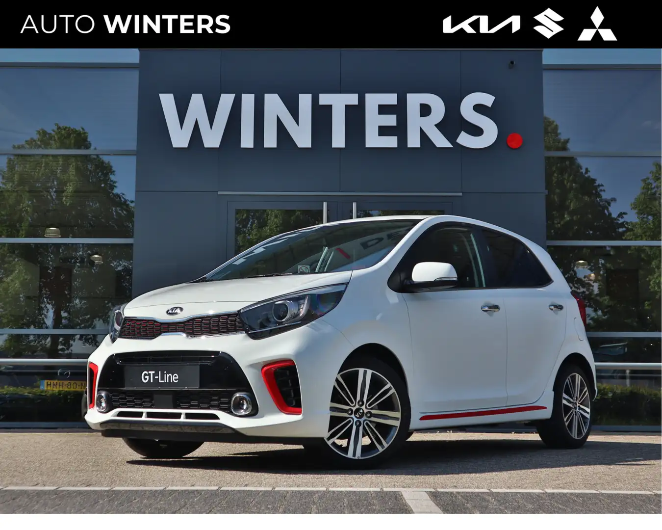 Kia Picanto 1.0 T-GDI GT-Line 100 PK | Leder | Stoelverw | Key Wit - 1