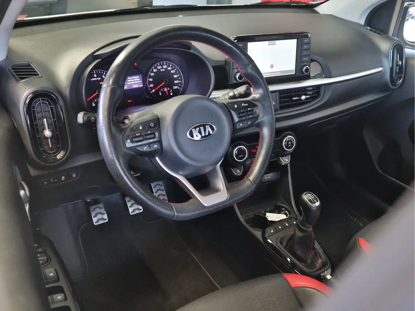 Kia Picanto 1.0 T-GDI GT-Line 100 PK | Leder | Stoelverw | Key Wit - 2