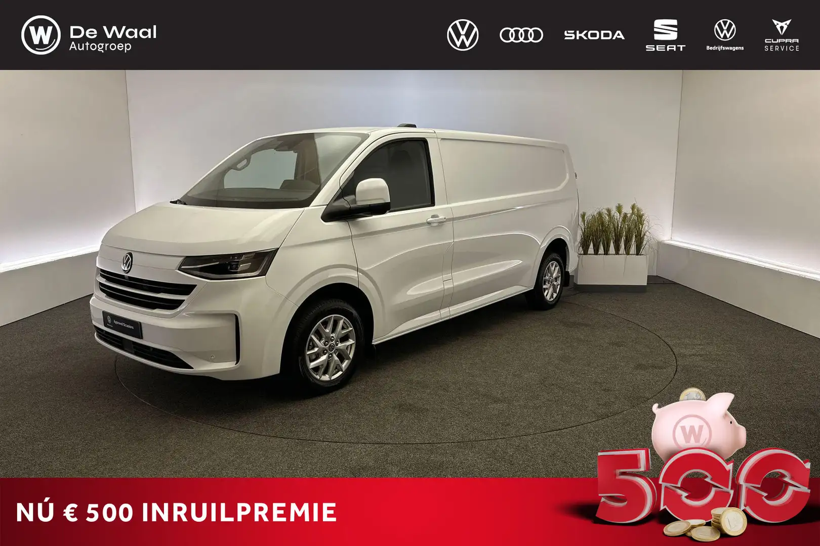 Volkswagen Transporter 2.0 TDI 170pk Automaat L1H1 28 Bulli intro | Parke Wit - 1