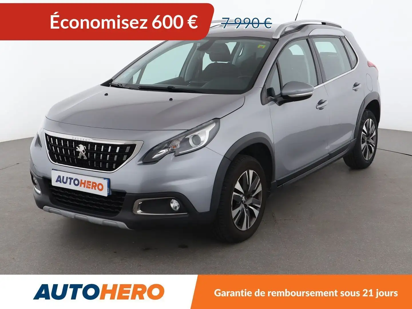 Peugeot 2008 1.2 PureTech Allure Gris - 1