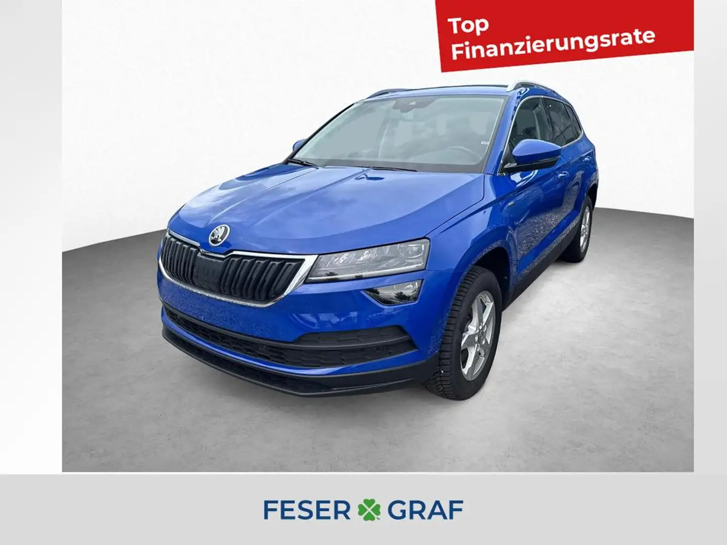 Skoda Karoq CLEVER 2.0 TDI 7-DSG 4x4 *AHK*NAVI*KAMERA Blau - 1