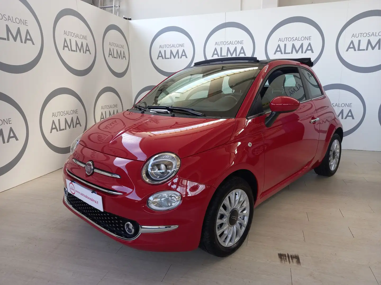 Fiat 500C 1.0 Hybrid Rosso - 1