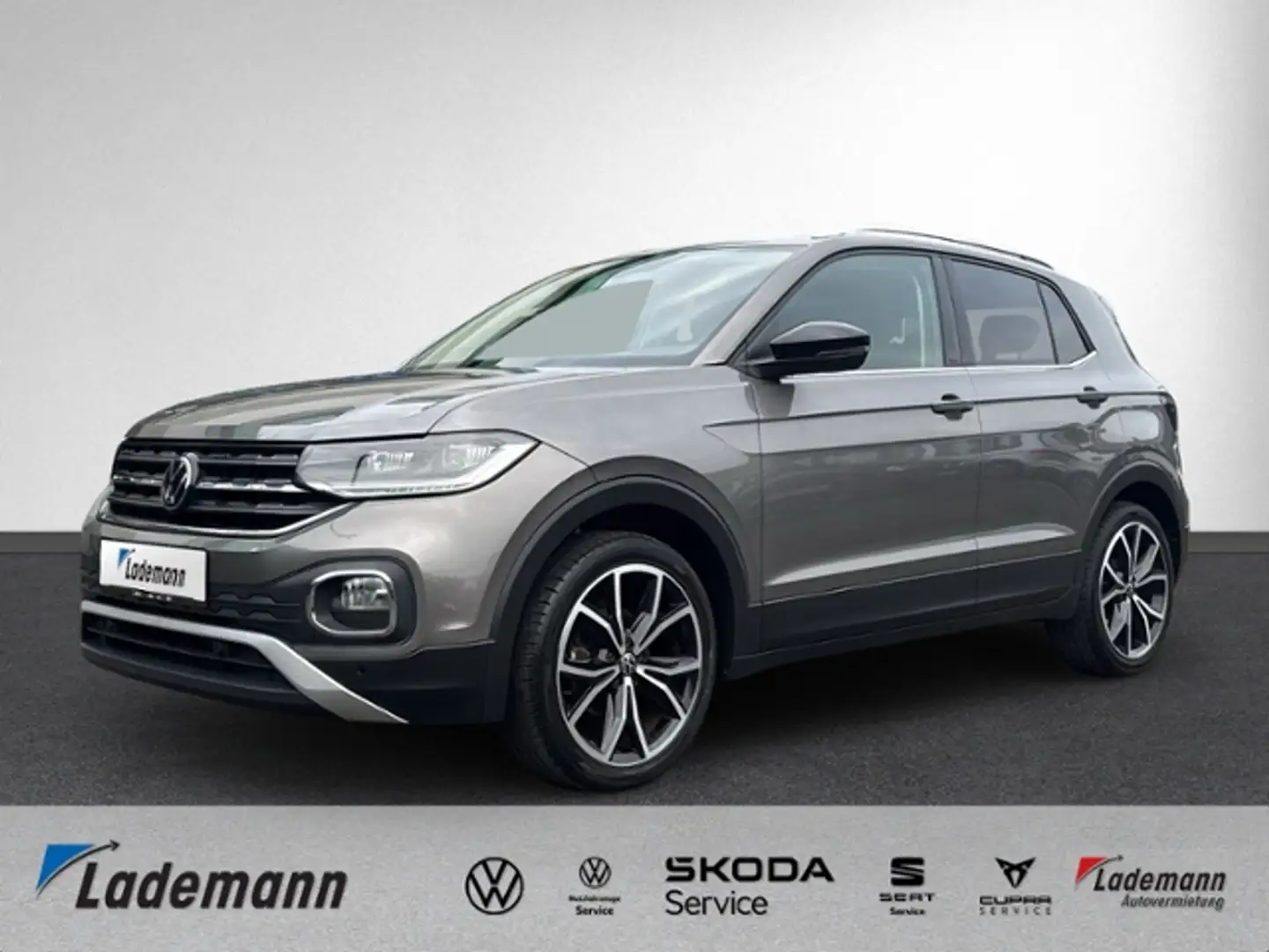Volkswagen T-Cross 1.0 TSI STYLE LED+KAMERA+AHK+ACC+SITZHZ. Grau - 1