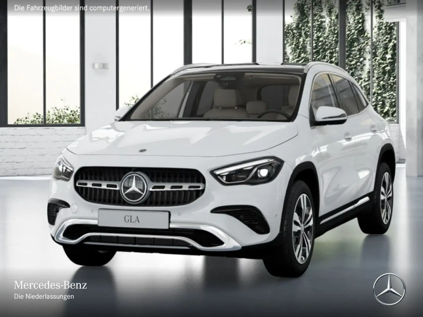Mercedes-Benz GLA 200 PROGRESSIVE+PANO+360°+MULTIBEAM+TOTW+7G Weiß - 2