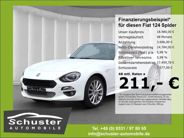 Fiat 124 Spider Lusso 1.4Turbo*LED Navi Leder R-Kam