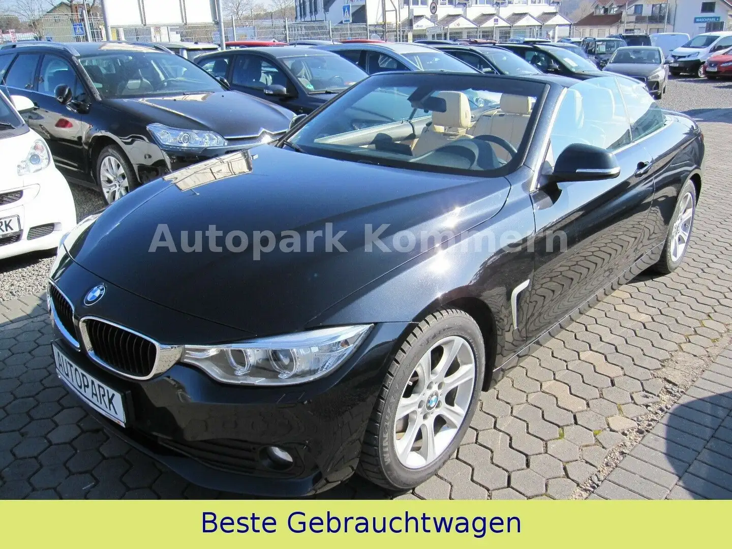 BMW 420 Baureihe 4 Cabrio 420 d Fekete - 1