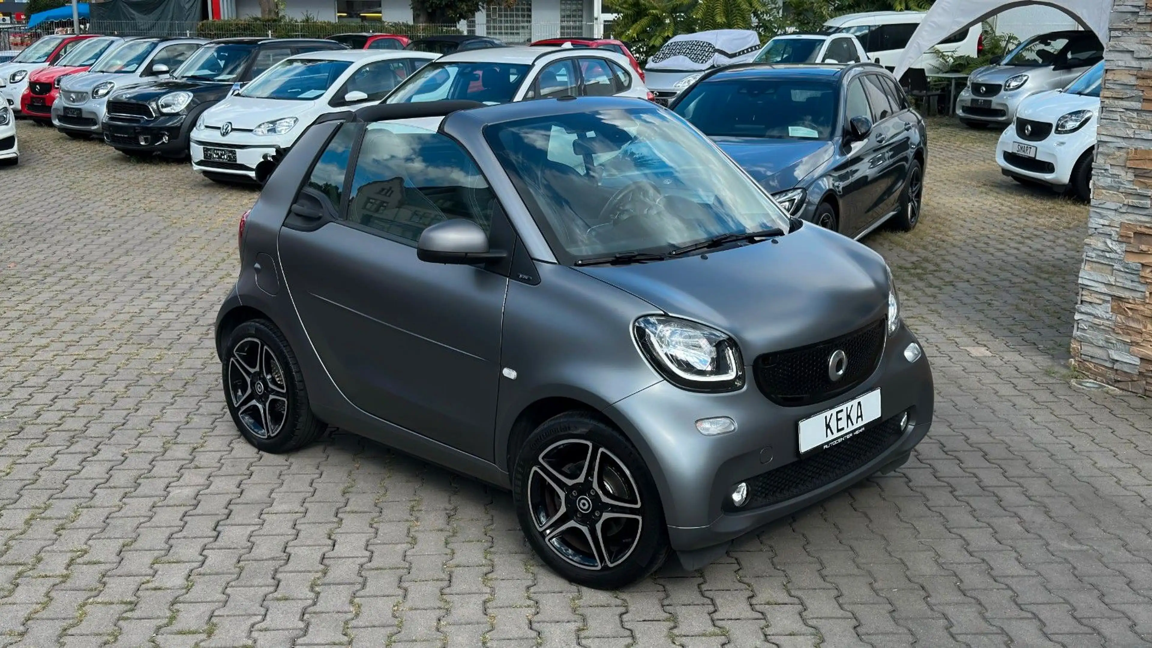 smart forTwo Cabrio TURBO DCT TITANIA MATT GREY! SPORTPAKET! — photo 14