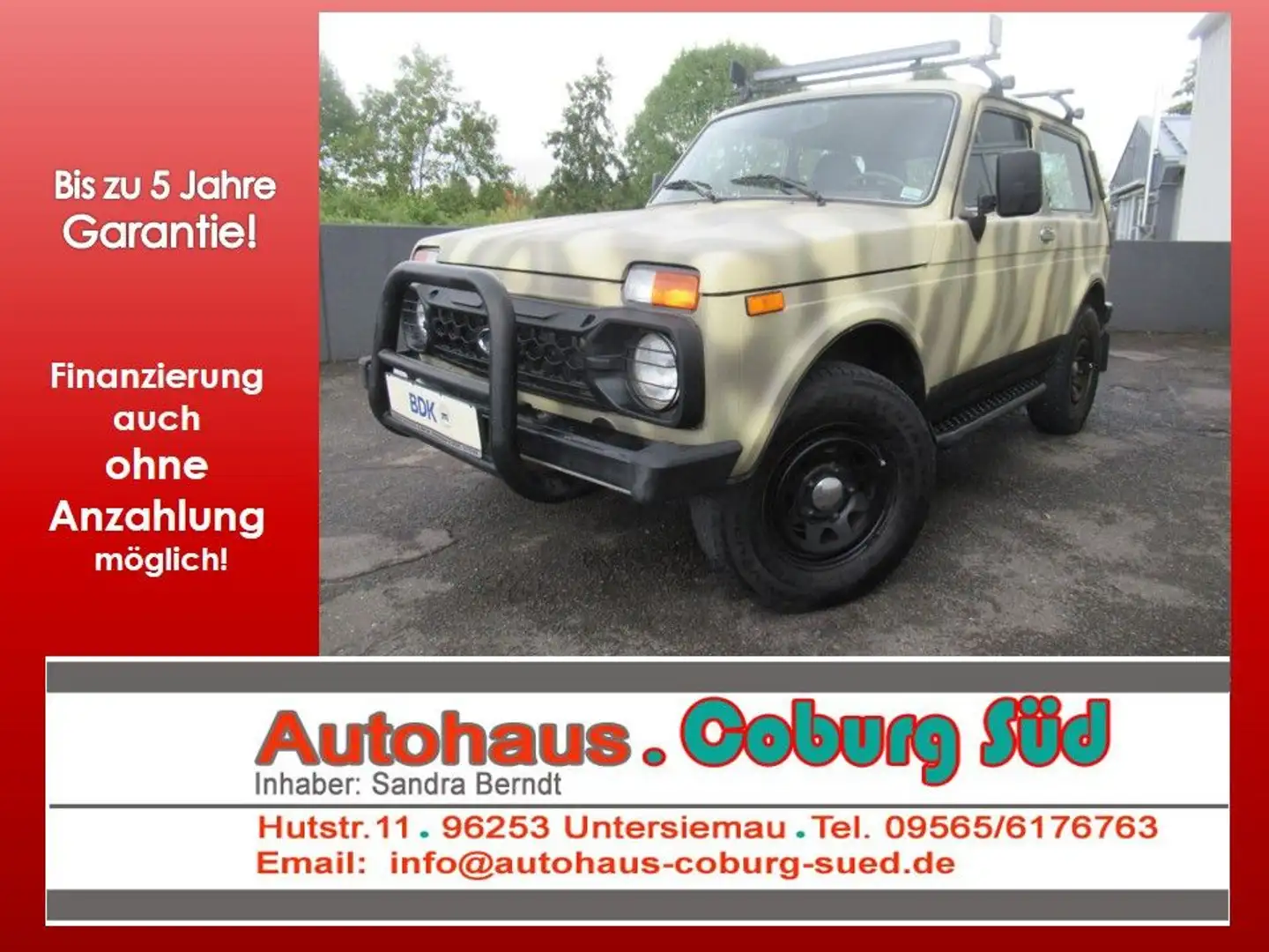 Lada Niva 4x4  AHK RADIO LED RAPTOR BÜGEL TRITTBRETTE Beige - 1