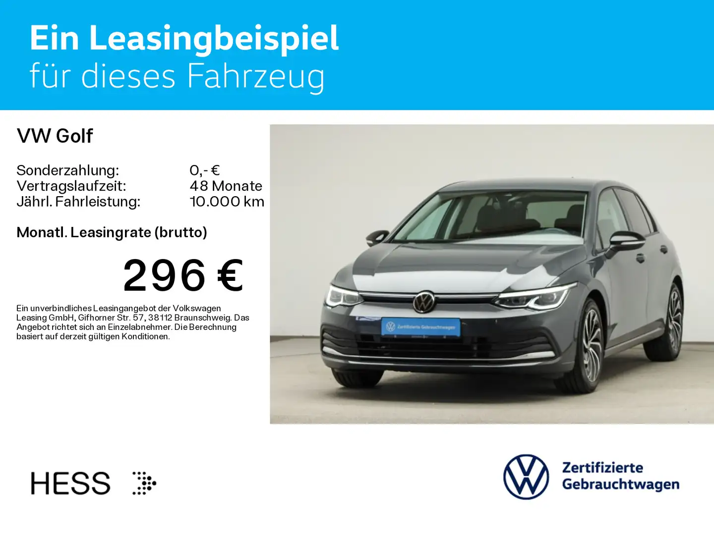 Volkswagen Golf Life Active Plus 2.0 TDI AHK*ACC*Navi*Kamer Gris - 2