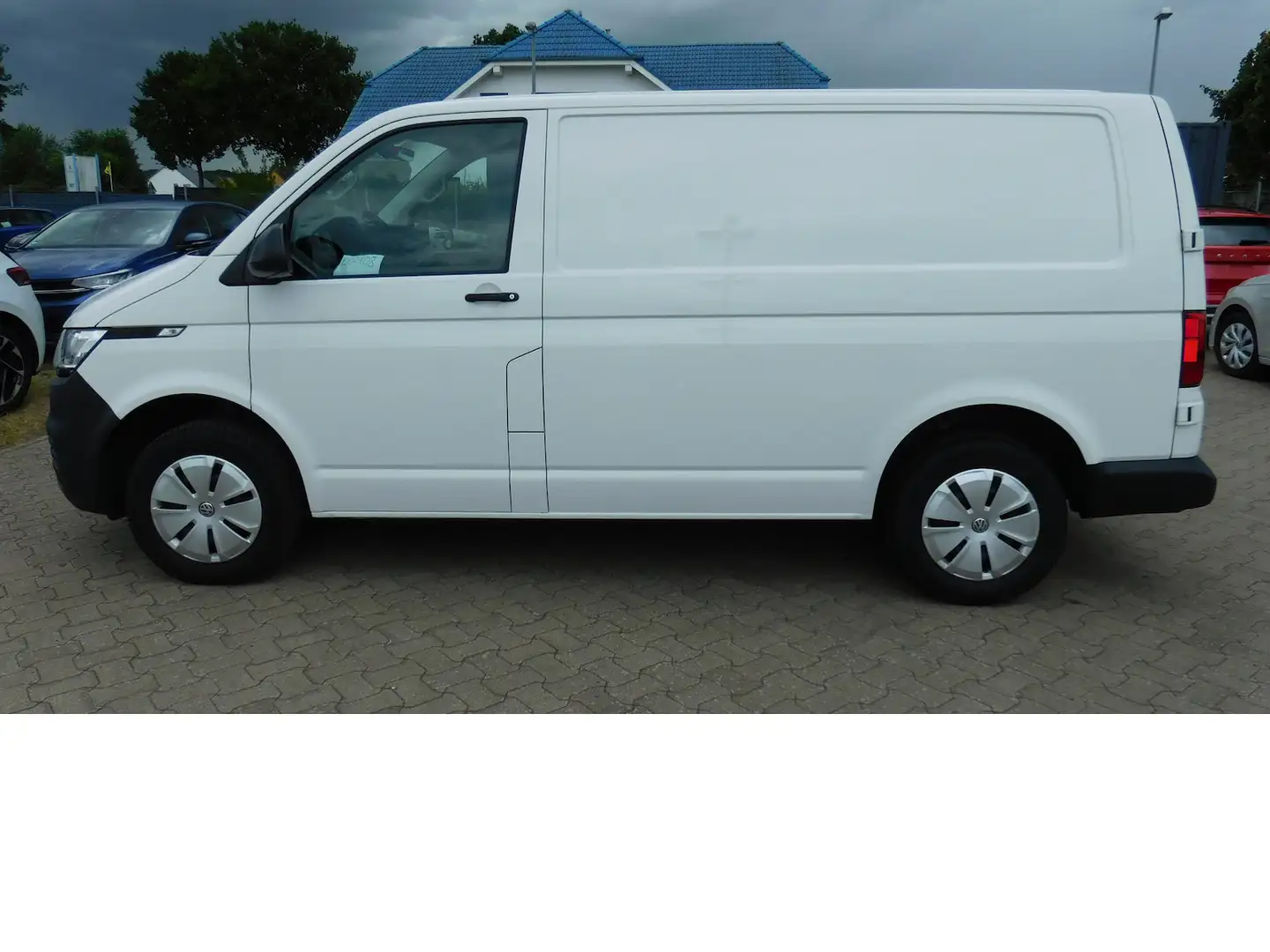 Volkswagen T6.1 Transporter 2.0 TDI BMT Kasten 3Sitze Navi Weiß - 1