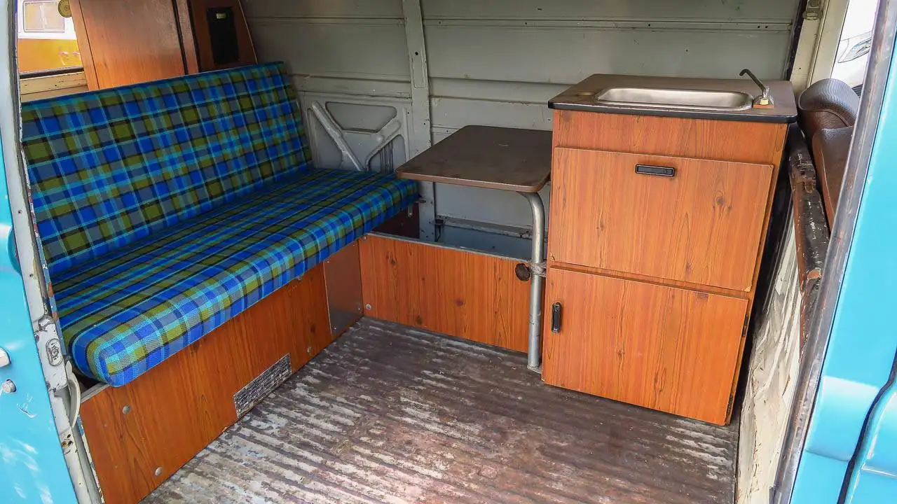 Volkswagen T2 Westfalia Service-wagen met camper-interieur, foto 11