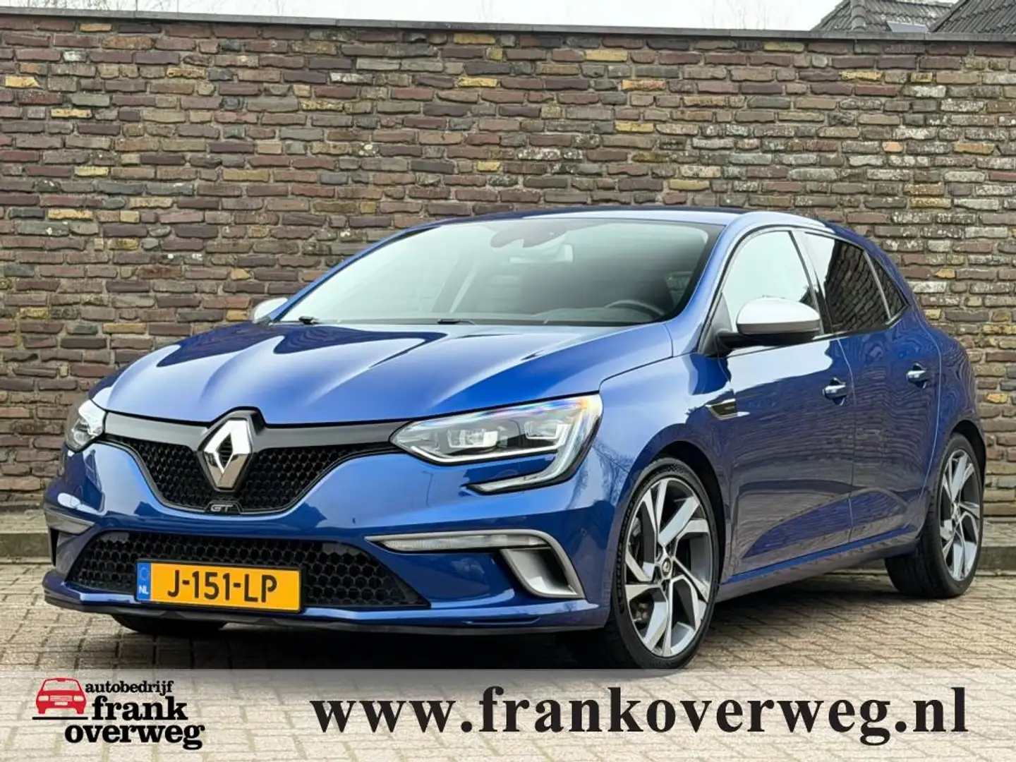 Renault Megane 1.6 TCE GT Automaat Headup Kuipstoelen Gr Navi Bleu - 1